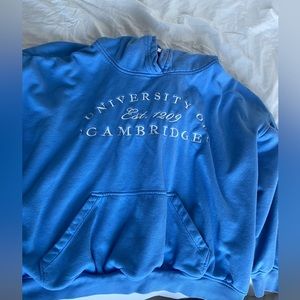 Oversized Cute Blue Sweater